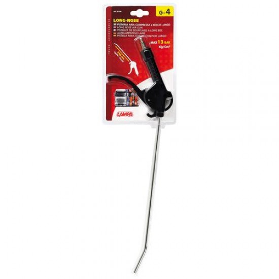 AMC-L9718.5 - ΠΙΣΤΟΛΙ ΑΕΡΑ LONG NOSE G-4 250mm MAX 13bar kg/cm2 ΠΙΣΤΟΛΙ ΑΕΡΑ LONG NOSE G-4 250mm MAX 13bar kg/cm2