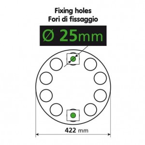 ΤΑΣΙ ΡΟΔΕΛΑ ΑΛΟΥΜΙΝΙΟΥ ΓΙΑ ΖΑΝΤΕΣ ΦΟΡΤΗΓΟΥ 25mm 10ΜΠΟΥΛΟΝΟ ΚΛΕΙΣΤΟ ΚΕΝΤΡΟ 1ΤΕΜ.
