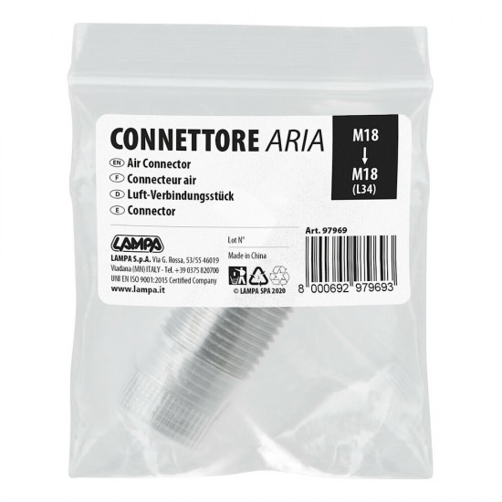 AMC-L9796.9 - ΑΝΤΑΠΤΟΡΑΣ ΓΙΑ ΠΙΣΤΟΛΙ ΑΕΡΑ M18>M18 (L34) ΑΝΤΑΠΤΟΡΑΣ ΓΙΑ ΠΙΣΤΟΛΙ ΑΕΡΑ M18>M18 (L34)