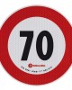 ΣΗΜΑ ΤΑΧΥΤΗΤΑΣ ΧΙΛΙΟΜΕΤΡΩΝ 70km/h ΑΥΤΟΚΟΛΛΗΤΟ