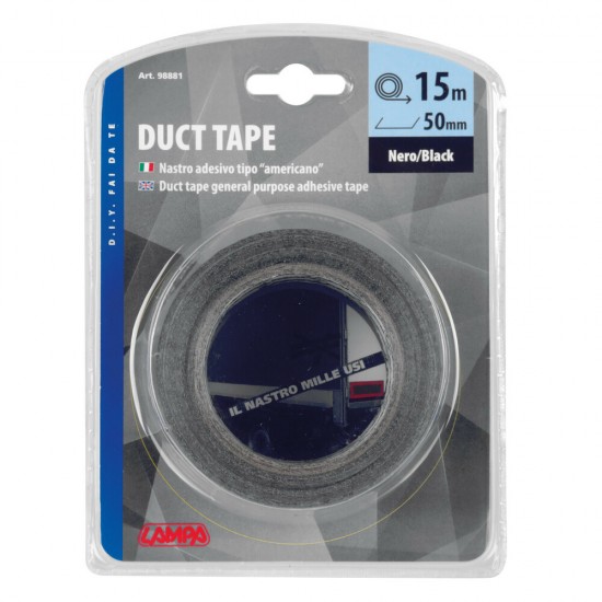 AMC-9888.1-LB-LM - ΤΑΙΝΙΑ 15Μ Χ 50mm ΜΑΥΡΗ ΤΑΙΝΙΑ 15Μ Χ 50mm ΜΑΥΡΗ