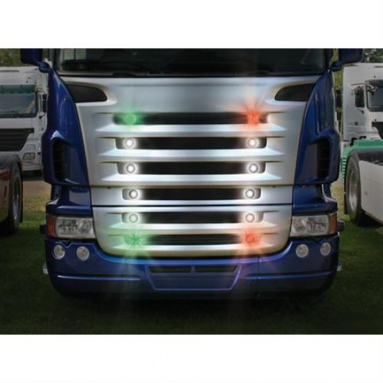 AMC-L9892.7 - Φώτα Ογκου Φορτηγού 24V 1 Led 2τεμ Κόκκινα R-14 Φώτα Ογκου Φορτηγού 24V 1 Led 2τεμ Κόκκινα R-14