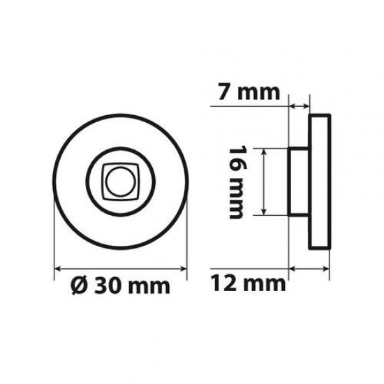 AMC-L9892.7 - Φώτα Ογκου Φορτηγού 24V 1 Led 2τεμ Κόκκινα R-14 Φώτα Ογκου Φορτηγού 24V 1 Led 2τεμ Κόκκινα R-14