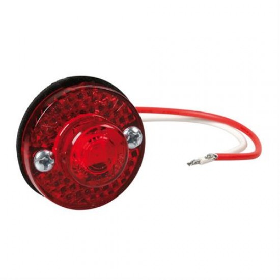 AMC-L9892.7 - Φώτα Ογκου Φορτηγού 24V 1 Led 2τεμ Κόκκινα R-14 Φώτα Ογκου Φορτηγού 24V 1 Led 2τεμ Κόκκινα R-14