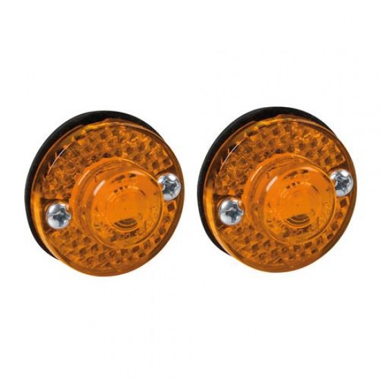 AMC-L9892.8 - Φώτα Ογκου Φορτηγού 24V 1 Led 2τεμ Πορτοκαλί S-11 Φώτα Ογκου Φορτηγού 24V 1 Led 2τεμ Πορτοκαλί S-11