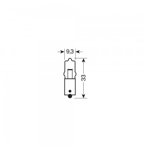 BA9s 12V 10W OSRAM ORIGINAL LINE MINIWATT ΜΟΝΟΠΟΛΙΚΟ ΑΛΟΓΟΝΟΥ LAMPA - 10 ΤΕΜ