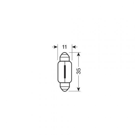 AMC-6423BLI2/OA - C5W 24V 5W SV8,5-8 11x35mm 2ΤΕΜ. C5W 24V 5W SV8,5-8 11x35mm 2ΤΕΜ.