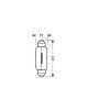 AMC-6429/OA - 10W 24V SV8,5-8 11x41mm 10ΤΕΜ. 10W 24V SV8,5-8 11x41mm 10ΤΕΜ.