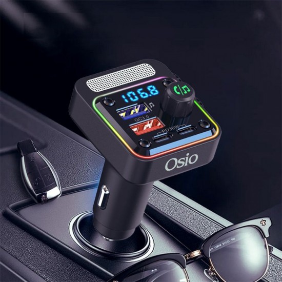 AMC-OFT-4260BT/OSIO - FM TRANSMITTER ΑΝΑΠΤΗΡΑ 12V ΜΕ BLUETOOTH OFT-4260BT ΦΟΡΤΙΣΤΗ USB TYPE-A + USB TYPE-C OSIO FM TRANSMITTER ΑΝΑΠΤΗΡΑ 12V ΜΕ BLUETOOTH OFT-4260BT ΦΟΡΤΙΣΤΗ USB TYPE-A + USB TYPE-C OSIO