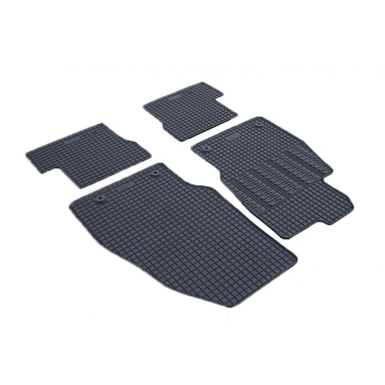 ΜΑΡΚΕ ΠΑΤΑΚΙΑ ΣΕ ΣΚΑΦΗ ΛΑΣΤΙΧΟ ΓΙΑ OPEL ADAM 2013-2019 ΣΕ ΜΑΥΡΟ ΧΡΩΜΑ ΜΕ ΚΟΥΜΠΩΜΑΤΑ CIK - 4 ΤΕΜ.