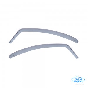 ΖΕΥΓΑΡΙ ΜΠΡΟΣΤΙΝΟΙ ΑΝΕΜΟΘΡΑΥΣΤΕΣ ΓΙΑ CITROEN C1 5D 2005-2014 / PEUGEOT 107 2005-2012 / TOYOTA AYGO 5D 2005-2014 ΑΠΟ ΕΥΚΑΜΠΤΟ ΧΥΤΟ ΑΚΡΥΛΙΚΟ ΓΥΑΛΙ  (CAST ACRYLIC GLASS) DGA - 2 ΤΕΜ.