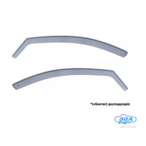 ΖΕΥΓΑΡΙ ΜΠΡΟΣΤΙΝΟΙ ΑΝΕΜΟΘΡΑΥΣΤΕΣ ΓΙΑ VW AMAROK 4D 2009+ ΑΠΟ ΕΥΚΑΜΠΤΟ ΧΥΤΟ ΑΚΡΥΛΙΚΟ ΓΥΑΛΙ (CAST ACRYLIC GLASS) DGA - 2 ΤΕΜ.