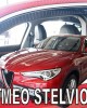 ΑΝΕΜΟΘΡΑΥΣΤΕΣ ΓΙΑ ALFA ROMEO STELVIO 5D 2017- ΖΕΥΓΑΡΙ ΑΠΟ ΕΥΚΑΜΠΤΟ ΦΙΜΕ ΠΛΑΣΤΙΚΟ HEKO - 2 ΤΕΜ.