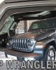 ΑΝΕΜΟΘΡΑΥΣΤΕΣ ΓΙΑ JEEP WRANGLER / GLADIATOR JL IV 5D 2019+ ΖΕΥΓΑΡΙ ΑΠΟ ΕΥΚΑΜΠΤΟ ΦΙΜΕ ΠΛΑΣΤΙΚΟ HEKO - 2 ΤΕΜ.