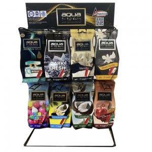 Aqua - ΠΛΗΡΕΣ ΣΤΑΝΤ ME ΑΡΩΜΑΤΙΚA ΑΥΤΟΚΙΝΗΤΟΥ ΚΡΕΜΑΣΤA ΣΕ ΣΧΗΜΑ ΣΤΑΓΟΝΑΣ (ΔΙΑΦΟΡΑ ΑΡΩΜΑΤΑ) AQUA -120 TMX (STDROP120/AQ)