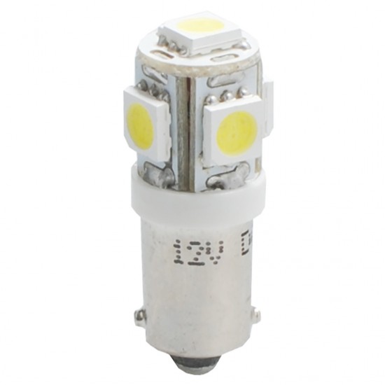 AMC-LB057W/MT - T4W 12V 1,2W BA9s (ΜΙΝΙΟΝ) LED 5xSMD5050 ΛΕΥΚΟ BLISTER 2ΤΕΜ. M-TECH T4W 12V 1,2W BA9s (ΜΙΝΙΟΝ) LED 5xSMD5050 ΛΕΥΚΟ BLISTER 2ΤΕΜ. M-TECH