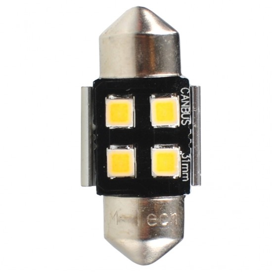 AMC-LB345W/MT - ΛΑΜΠΑΚΙΑ ΠΛΑΦΟΝΙΕΡΑΣ C5W/C10W 12V SV8.5 0,5W 31mm 4xSMD2835 LED OSRAM CAN-BUS ΛΕΥΚΟ 2ΤΕΜ. M-TECH ΛΑΜΠΑΚΙΑ ΠΛΑΦΟΝΙΕΡΑΣ C5W/C10W 12V SV8.5 0,5W 31mm 4xSMD2835 LED OSRAM CAN-BUS ΛΕΥΚΟ 2ΤΕΜ. M-TECH