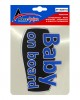 BABY ON BOARD ΑΥΤΟΚΟΛΛΗΤΟ ΕΞΩΤΕΡΙΚΗΣ ΧΡΗΣΗΣ 18,7 Χ 11,9 cm ΜΠΛΕ/ΜΑΥΡΟ/ΧΡΩΜΙΟ ΜΕ ΕΠΙΚΑΛΥΨΗ ΕΠΟΞΕΙΔΙΚΗΣ ΡΥΤΙΝΗΣ (ΥΓΡΟ ΓΥΑΛΙ) - 1 ΤΕΜ.