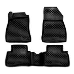 ΣΥΜΒΑΤΑ ΠΑΤΑΚΙΑ ΣΕ ΣΚΑΦΗ TPE ΛΑΣΤΙΧΟ ΓΙΑ NISSAN JUKE 2010-2019  ΣΕ ΜΑΥΡΟ ΧΡΩΜΑ NOVLINE - 4 ΤΕΜ.