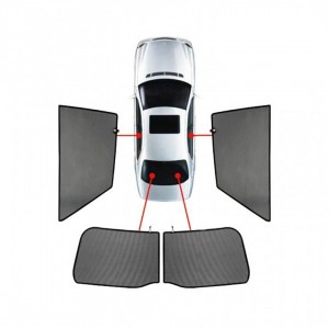 ΚΟΥΡΤΙΝΑΚΙΑ ΜΑΡΚΕ CAR SHADES ΓΙΑ TOYOTA YARIS 5D 2017-2019 - 4 ΤΕΜ.