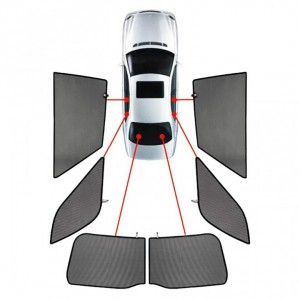 ΚΟΥΡΤΙΝΑΚΙΑ ΜΑΡΚΕ CAR SHADES ΓΙΑ OPEL CROSSLAND X 5D 2017> - 6 ΤΕΜ.