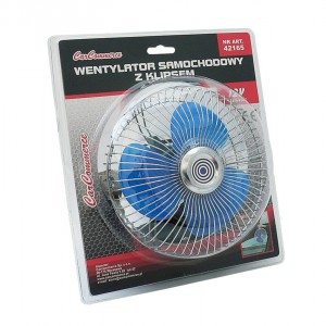 ΑΝΕΜΙΣΤΗΡΑΣ ΑΝΑΠΤΗΡΑ 24V - 17,5 cm ΜΕ ΚΛΙΠ ΣΤΗΡΙΞΗΣ (ΠΕΡΙΣΤΡΕΦΟΜΕΝΟΣ/ΜΕΤΑΛΛΙΚΟΣ)​ AMIO - 1 ΤΕΜ.