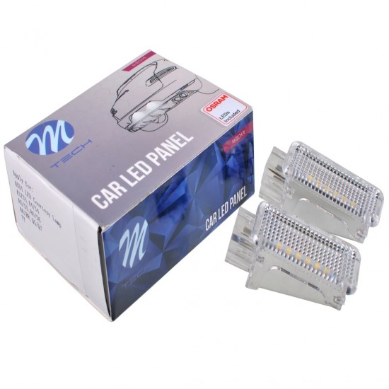 AUDI ΠΛΑΦΟΝΙΕΡΕΣ LED ΓΙΑ ΠΟΡΤ ΜΠΑΓΚΑΖ M-TECH - 2 ΤΕΜ.