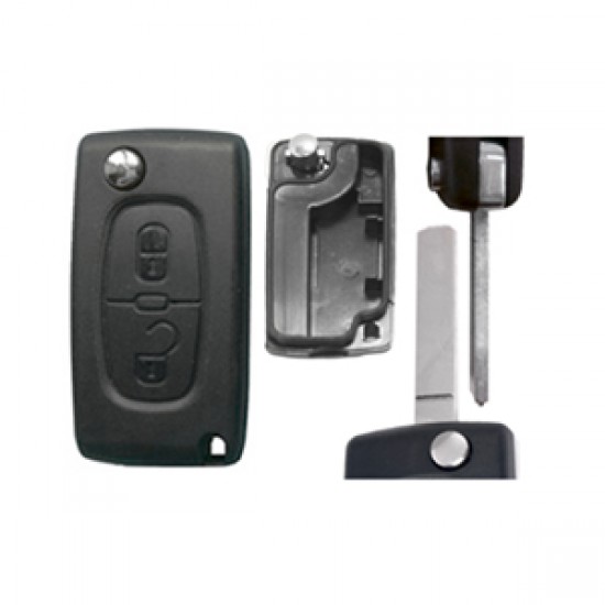 CITROEN C3/C4 PICASSO ΑΝΤΑΛΛ.ΚΛΕΙΔΙ ΜΕ ΚΑΛΥΜΜΑ 2 ΚΟΥΜΠΙΩΝ/ ΛΑΜΑ VA2 (ΧΩΡΙΣ ΥΠΟΣΤΗΡΙΞΗ ΜΠΑΤΑΡΙΑΣ) (ΧΩΡΙΣ ΚΛΕΙΔΙ) DGA - 1 ΤΕΜ.