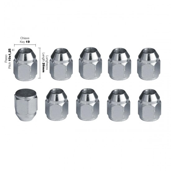 AMC-SRDR/12-10 - ΠΑΞΙΜΑΔΙ ΚΩΝΙΚΟ 10x1,5 (26mm) (19) 10ΤΕΜ. ΠΑΞΙΜΑΔΙ ΚΩΝΙΚΟ 10x1,5 (26mm) (19) 10ΤΕΜ.