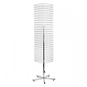 Amio - STAND ΜΕΤΑΛΛΙΚΟ ΜΕ ΠΛΕΓΜΑ 4 ΟΨΕΩN ΜΕ ΓΑΝΤΖΑΚΙΑ ΣΤΕΡΕΩΣΗΣ 175x31cm - 1 Τεμ. (EKS/AM)