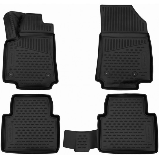 ΜΑΡΚΕ ΠΑΤΑΚΙΑ ΣΕ ΣΚΑΦΗ TPE ΛΑΣΤΙΧΟ ΓΙΑ OPEL CROSSLAND WAGON 2017+ ΣΕ ΜΑΥΡΟ ΧΡΩΜΑ NOVLINE - 4 ΤΕΜ