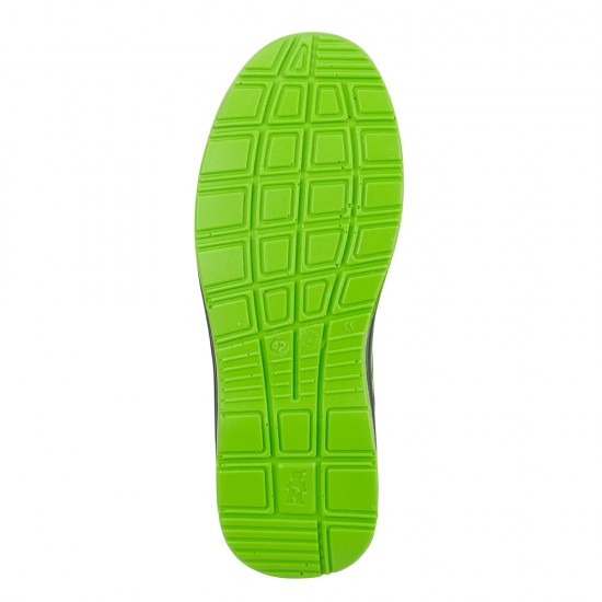 Euroroutier - Παπούτσια Ασφαλείας Νο 40 Hybrid Tech Green ελαφρύ αναπνεύσιμο ύφασμα αντιστατικό με μεταλλική μύτη - 1 τεμ. (L.ERHYTG40)