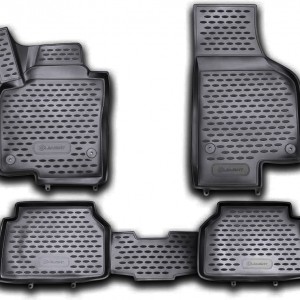 ΜΑΡΚΕ ΠΑΤΑΚΙΑ ΣΕ ΣΚΑΦΗ TPE ΛΑΣΤΙΧΟ ΓΙΑ VW TIGUAN 5D 10/2007-2016   ΣΕ ΜΑΥΡΟ ΧΡΩΜΑ NOVLINE - 4 ΤΕΜ.