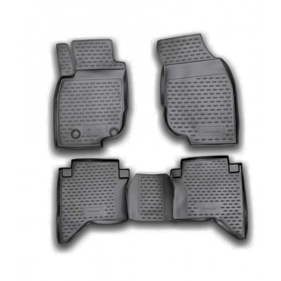 ΜΑΡΚΕ ΠΑΤΑΚΙΑ ΣΕ ΣΚΑΦΗ TPE ΛΑΣΤΙΧΟ ΓΙΑ TOYOTA HILUX 4D 2011-2015  ΣΕ ΜΑΥΡΟ ΧΡΩΜΑ NOVLINE - 4 ΤΕΜ.
