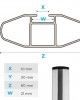 AMC-MP.FO.037/MB-ALU - KIT ΜΕ ΜΠΑΡΕΣ ΟΡΟΦΗΣ ΓΙΑ FORD TRANSIT CONNECT ΜΕ FLUSH RAILS 2013+ ΑΛΟΥΜΙΝΙΟΥ ΜΕΝΑΒΟ (LINCE XL 8880/MB) KIT ΜΕ ΜΠΑΡΕΣ ΟΡΟΦΗΣ ΓΙΑ FORD TRANSIT CONNECT ΜΕ FLUSH RAILS 2013+ ΑΛΟΥΜΙΝΙΟΥ ΜΕΝΑΒΟ (LINCE XL 8880/MB)
