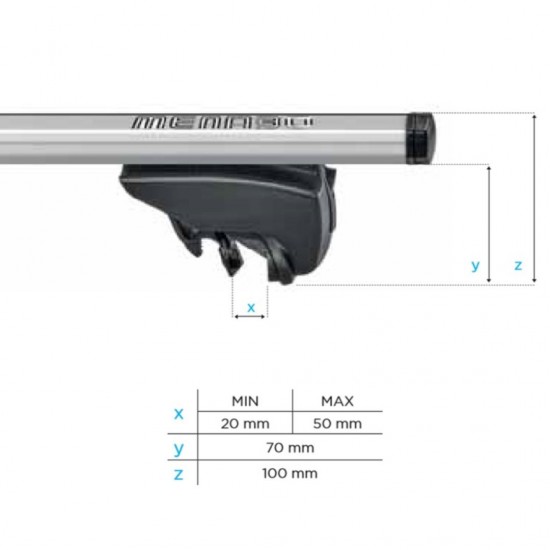 AMC-MP.FO.037/MB-ALU - KIT ΜΕ ΜΠΑΡΕΣ ΟΡΟΦΗΣ ΓΙΑ FORD TRANSIT CONNECT ΜΕ FLUSH RAILS 2013+ ΑΛΟΥΜΙΝΙΟΥ ΜΕΝΑΒΟ (LINCE XL 8880/MB) KIT ΜΕ ΜΠΑΡΕΣ ΟΡΟΦΗΣ ΓΙΑ FORD TRANSIT CONNECT ΜΕ FLUSH RAILS 2013+ ΑΛΟΥΜΙΝΙΟΥ ΜΕΝΑΒΟ (LINCE XL 8880/MB)
