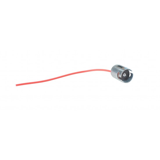 AMC-GN003/MT - ΑΝΤΑΠΤΟΡΑΣ ΓΙΑ S25-1 BA15s ΛΑΜΠΕΣ 12/24V ME ΚΑΛΩΔΙΟ 107mm ΑΝΤΑΠΤΟΡΑΣ ΓΙΑ S25-1 BA15s ΛΑΜΠΕΣ 12/24V ME ΚΑΛΩΔΙΟ 107mm