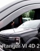 ΑΝΕΜΟΘΡΑΥΣΤΕΣ ΓΙΑ FORD RANGER 4D 2022+ /RAPTOR 2022+  ΣΕΤ ΑΥΤΟΚΙΝΗΤΟΥ ΑΠΟ ΕΥΚΑΜΠΤΟ ΦΙΜΕ ΠΛΑΣΤΙΚΟ HEKO - 4 ΤΕΜ.