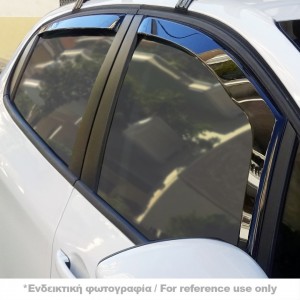 ΑΝΕΜΟΘΡΑΥΣΤΕΣ ΓΙΑ CUPRA BORN 5D 2021+  ΣΕΤ ΑΥΤΟΚΙΝΗΤΟΥ ΑΠΟ ΕΥΚΑΜΠΤΟ ΦΙΜΕ ΠΛΑΣΤΙΚΟ HEKO - 4 ΤΕΜ.