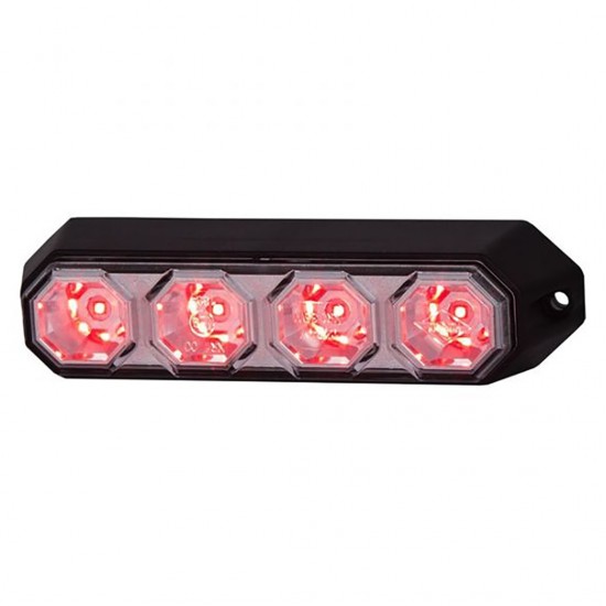 AMC-HO-LDO2259 - ΦΩΣ ΠΡΟΕΙΔΟΠΟΙΗΣΗΣ 12/24V HOR78 6W 4LED 143x35mm ΚΟΚΚΙΝΟ ΦΩΣ ΠΡΟΕΙΔΟΠΟΙΗΣΗΣ 12/24V HOR78 6W 4LED 143x35mm ΚΟΚΚΙΝΟ