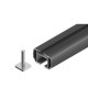 AMC-N15040 - ΜΠΑΡΕΣ ΟΡΟΦΗΣ HELIO BLACK (M) 120cm ΑΛΟΥΜΙΝΙΟΥ ΜΑΥΡΗ ΜΕ ΚΛΕΙΔΑΡΙΕΣ (STANDARD RAILING) NORDRIVE - 2 TEM. ΜΠΑΡΕΣ ΟΡΟΦΗΣ HELIO BLACK (M) 120cm ΑΛΟΥΜΙΝΙΟΥ ΜΑΥΡΗ ΜΕ ΚΛΕΙΔΑΡΙΕΣ (STANDARD RAILING) NORDRIVE - 2 TEM.