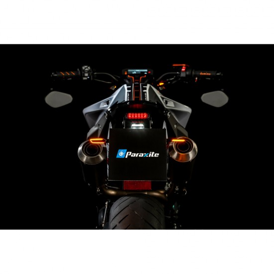 ΦΛΑΣ MOTO PROJECT 002 ΜΑΥΡΑ 12V COB LED TECHNOLOGY PARAXITE - 2 ΤΕΜ.