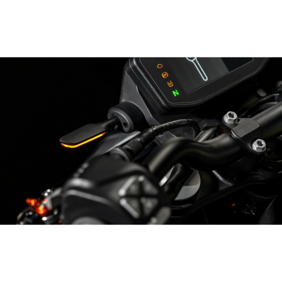 ΦΛΑΣ MOTO PROJECT 002 ΜΑΥΡΑ 12V COB LED TECHNOLOGY PARAXITE - 2 ΤΕΜ.