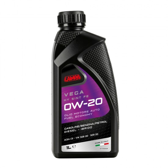 AMC-L0040.0 - ΛΑΔΙ ΚΙΝΗΤΗΡΑ OW-20 VEGA HY SINT FE ΣΥΝΘΕΤΙΚΟ ACEA C5 FUEL ECONOMY 1L LAMPA - 1 ΤΕΜ. ΛΑΔΙ ΚΙΝΗΤΗΡΑ OW-20 VEGA HY SINT FE ΣΥΝΘΕΤΙΚΟ ACEA C5 FUEL ECONOMY 1L LAMPA - 1 ΤΕΜ.
