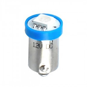 T4W 12V 0,24W BA9s (ΜΙΝΙΟΝ) LED 1xSMD5050 ΜΠΛΕ 1ΤΕΜ.