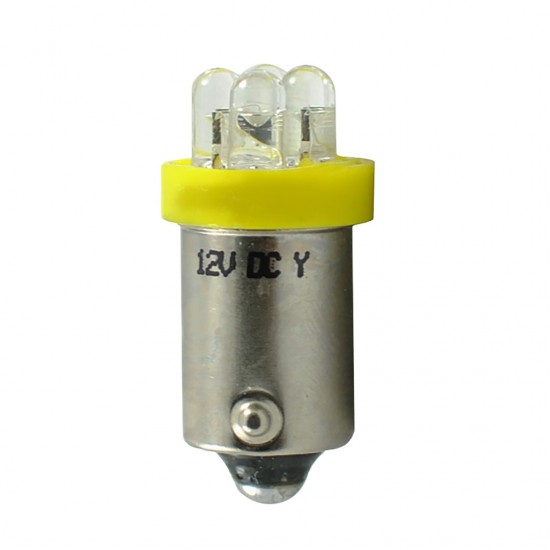 AMC-L013Y/MT - T4W 12V 0,96W BA9s (ΜΙΝΙΟΝ) LED 4xLED 3mm ΚΙΤΡΙΝΟ 1ΤΕΜ. M-TECH T4W 12V 0,96W BA9s (ΜΙΝΙΟΝ) LED 4xLED 3mm ΚΙΤΡΙΝΟ 1ΤΕΜ. M-TECH