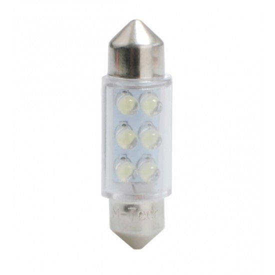 AMC-L023G/MT - ΛΑΜΠΑΚΙΑ ΠΛΑΦΟΝΙΕΡΑΣ C5W/C10W 12V 0,37W SV8,5 36mm LED 6xFlux 3mm ΠΡΑΣΙΝΟ M-TECH - 1 ΤΕΜ. ΛΑΜΠΑΚΙΑ ΠΛΑΦΟΝΙΕΡΑΣ C5W/C10W 12V 0,37W SV8,5 36mm LED 6xFlux 3mm ΠΡΑΣΙΝΟ M-TECH - 1 ΤΕΜ.