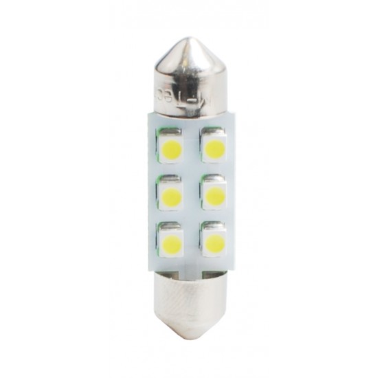 AMC-L028B/MT - ΛΑΜΠΑΚΙΑ ΠΛΑΦΟΝΙΕΡΑΣ C5W/C10W 12V 0,48W SV8,5 36mm LED 6xSMD3528 ΜΠΛΕ 1ΤΕΜ. ΛΑΜΠΑΚΙΑ ΠΛΑΦΟΝΙΕΡΑΣ C5W/C10W 12V 0,48W SV8,5 36mm LED 6xSMD3528 ΜΠΛΕ 1ΤΕΜ.