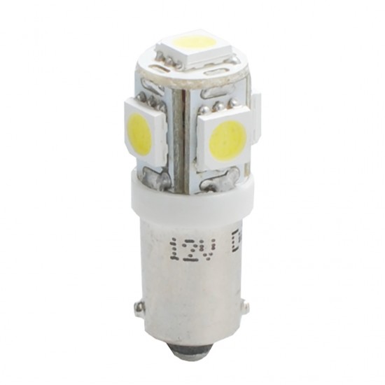 AMC-L057W/MT - T4W 12V 1,2W BA9s (ΜΙΝΙΟΝ) LED 5xSMD5050 ΛΕΥΚΟ 1ΤΕΜ. M-TECH T4W 12V 1,2W BA9s (ΜΙΝΙΟΝ) LED 5xSMD5050 ΛΕΥΚΟ 1ΤΕΜ. M-TECH