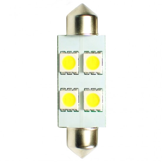 AMC-L072W/MT - ΛΑΜΠΑΚΙΑ ΠΛΑΦΟΝΙΕΡΑΣ C5W/C10W 12V 1,36W SV8,5 36mm LED 4xSMD5050 ΛΕΥΚΟ 1ΤΕΜ. M-TECH ΛΑΜΠΑΚΙΑ ΠΛΑΦΟΝΙΕΡΑΣ C5W/C10W 12V 1,36W SV8,5 36mm LED 4xSMD5050 ΛΕΥΚΟ 1ΤΕΜ. M-TECH